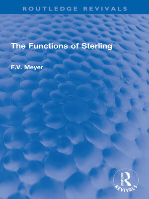 cover image of The Functions of Sterling